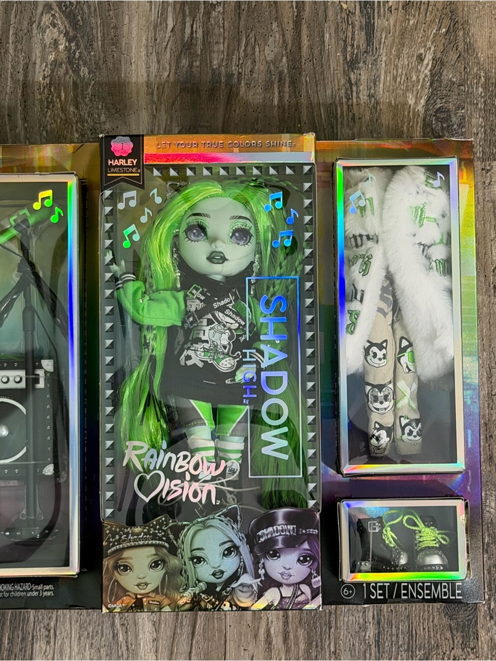 Rainbow Vision Shadow Doll - Neon Green - Harley